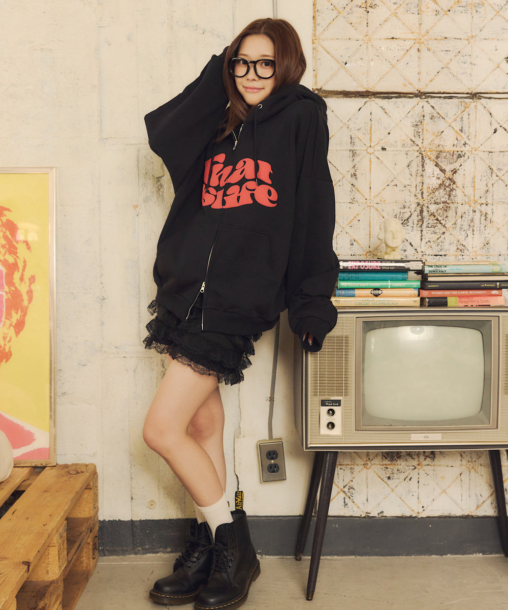 153cm / M / Black×Red