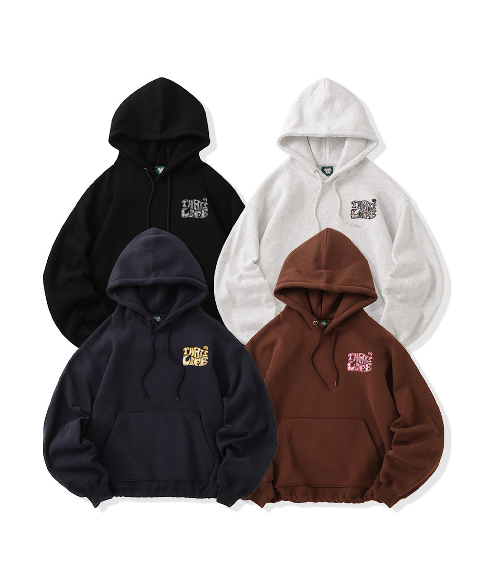 Surf Camo logo front print hoodie