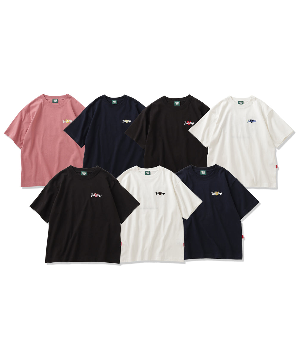 Wave logo back print tee