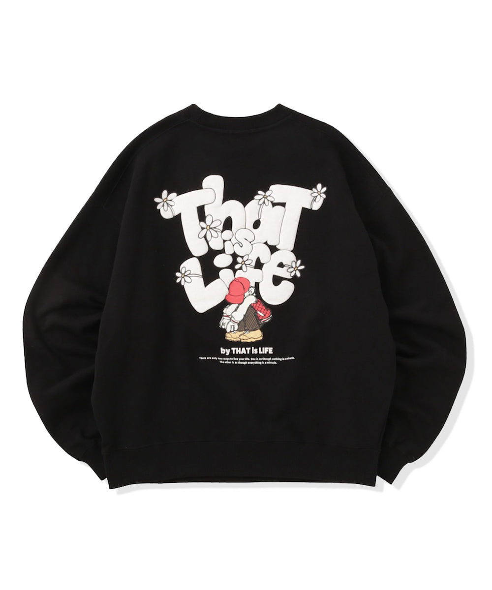 HEAVY WEIGHT 13.0oz "FLOWER BOY" LOGO SWEAT