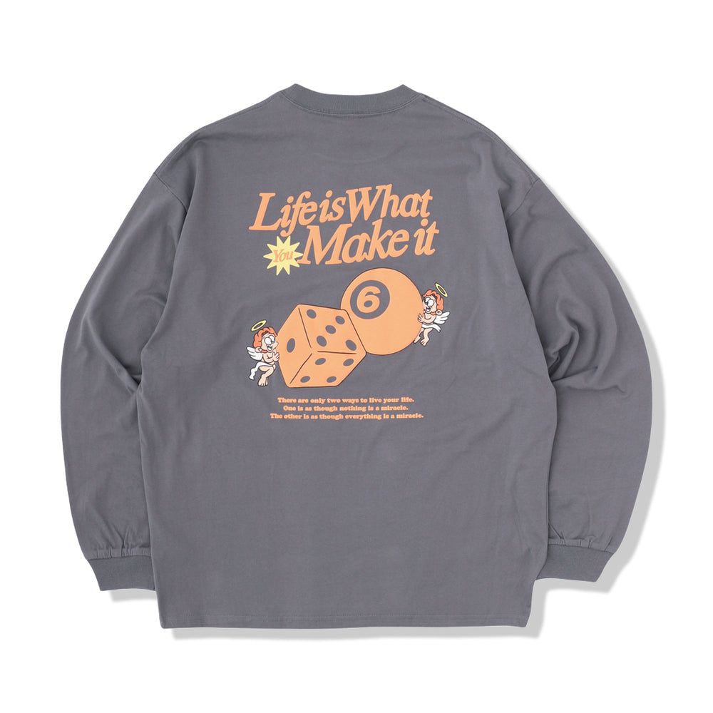 HEAVY WEIGHT 6.8oz “ANGEL DICE” LONG SLEEVE 