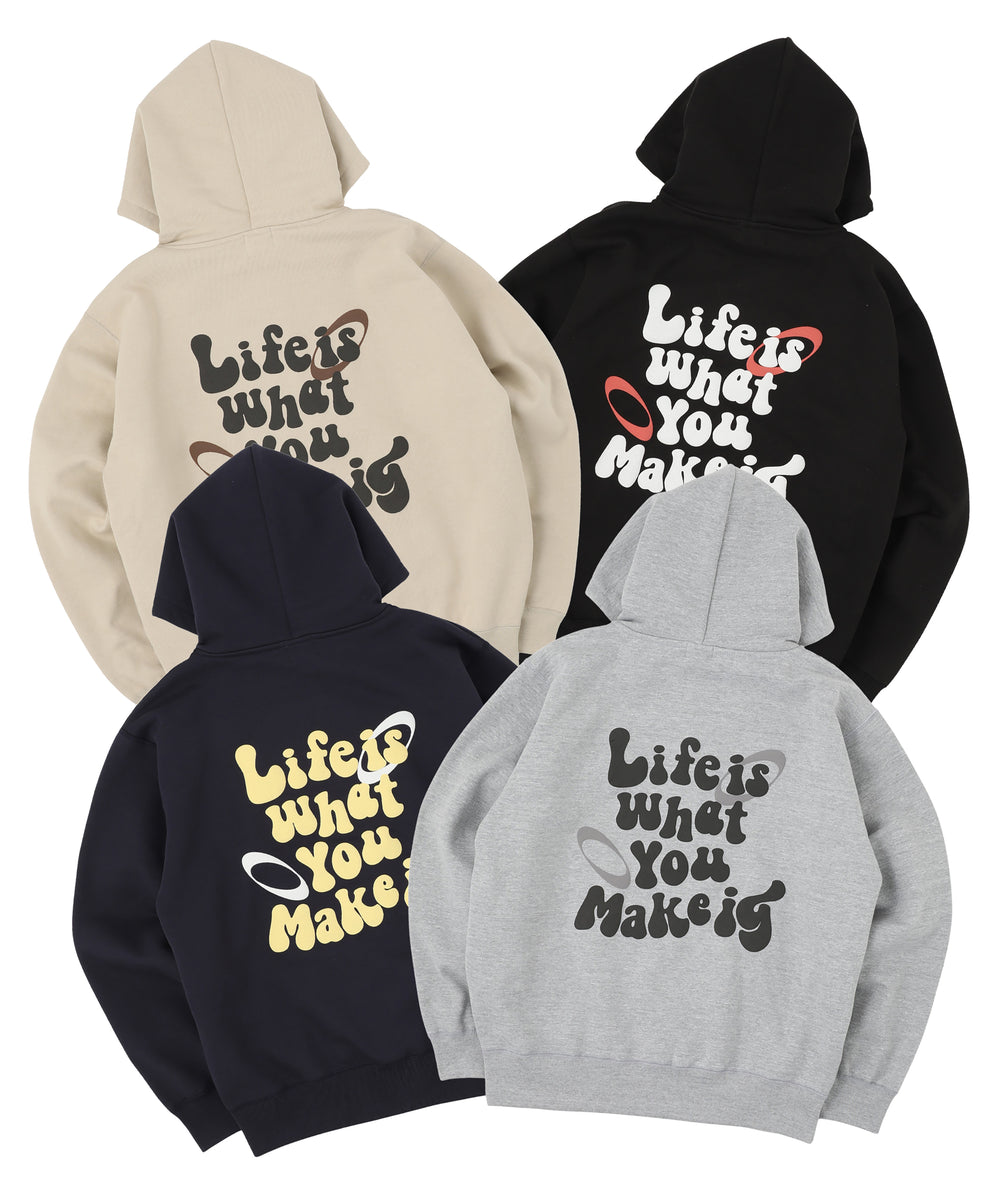 HEAVY WEIGHT 12.4oz CIRCLE LOGO ZIP HOODIE