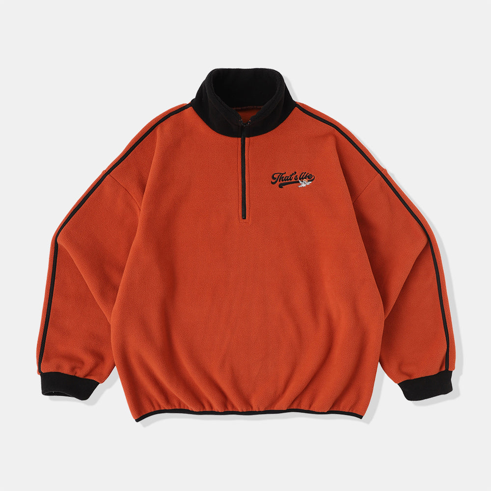 That's life Original Fleece Half zip sweat