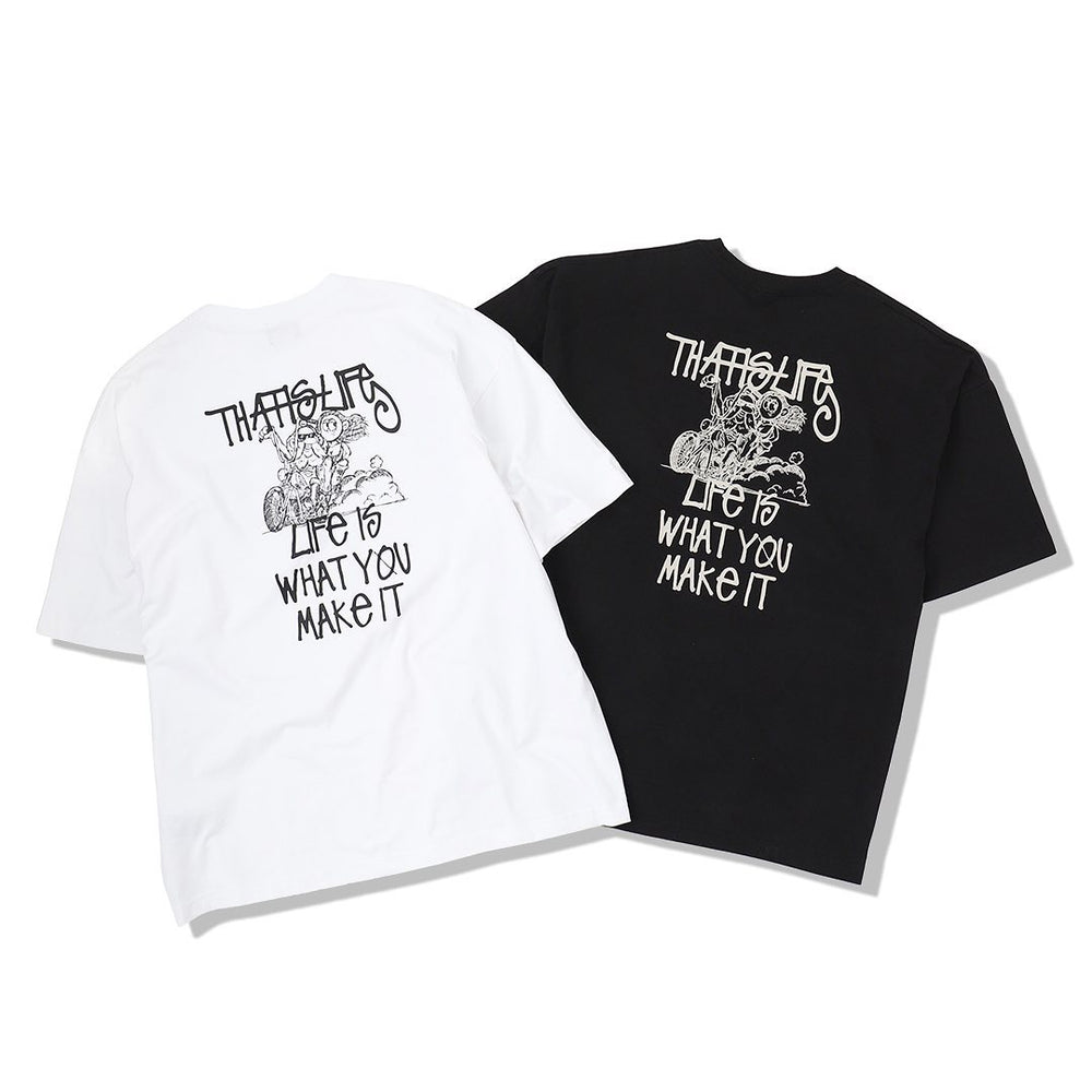 HEAVY WEIGHT 6.8oz BIKER LOGO TEE