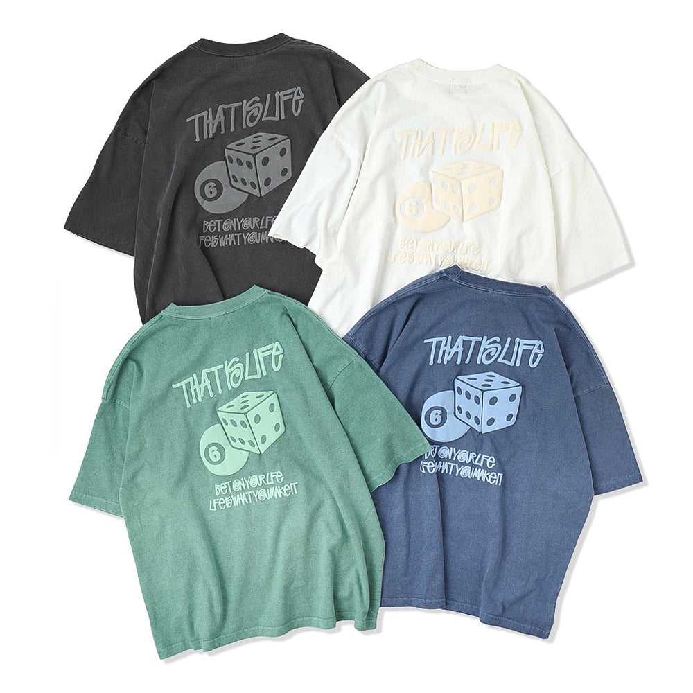 6.5oz PIGMENT “DICE” LOGO TEE free