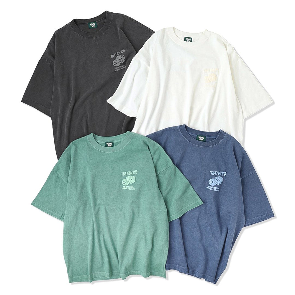 6.5oz PIGMENT “DICE” LOGO TEE free
