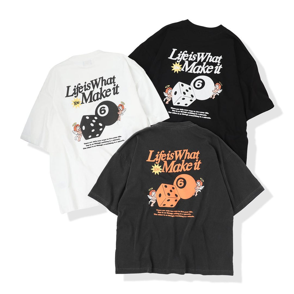 HEAVY WEIGHT 6.5oz “ANGEL DICE” TEE free