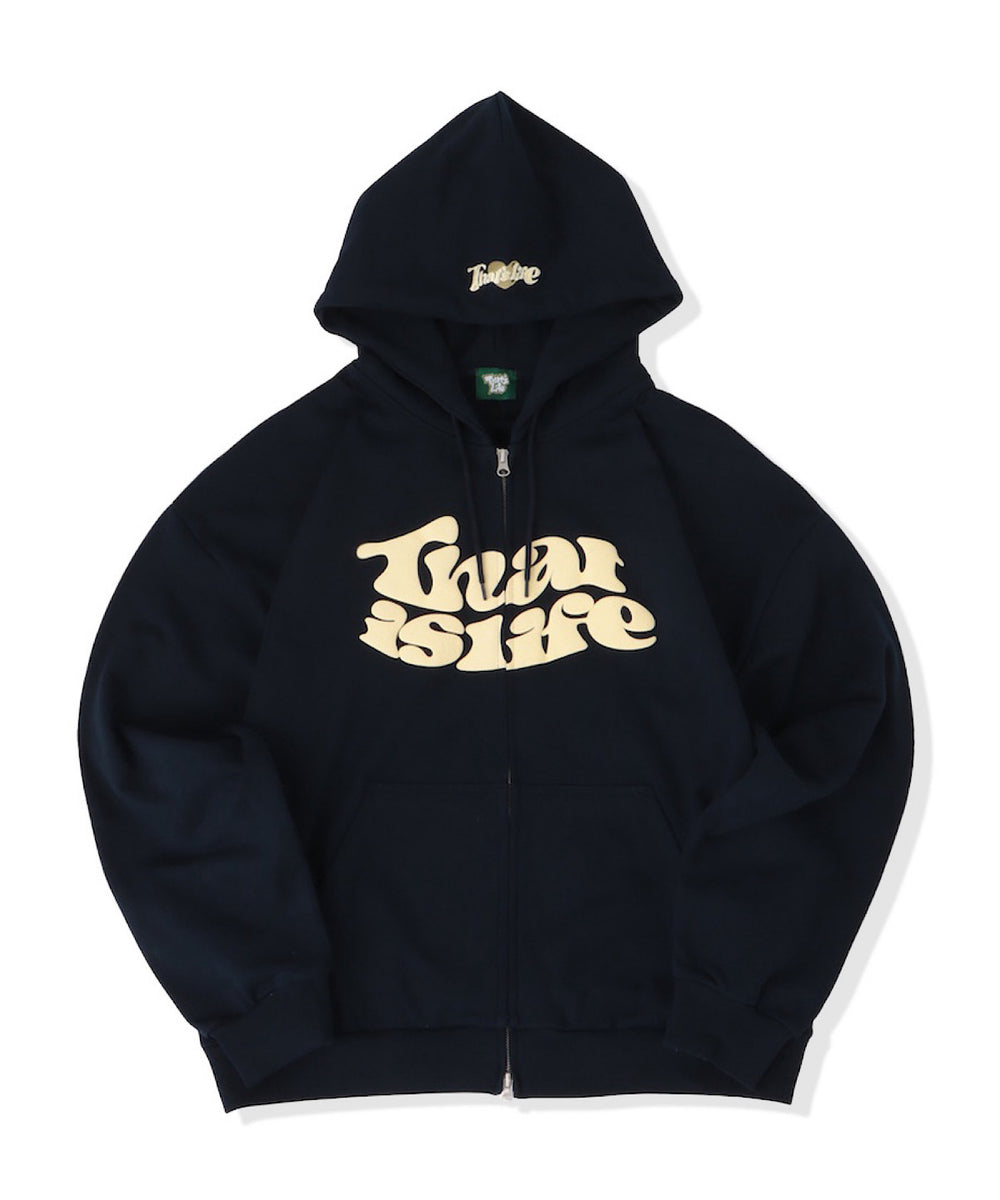 HEAVY WEIGHT 12.0oz FRONT LOGO ZIP HOODIE