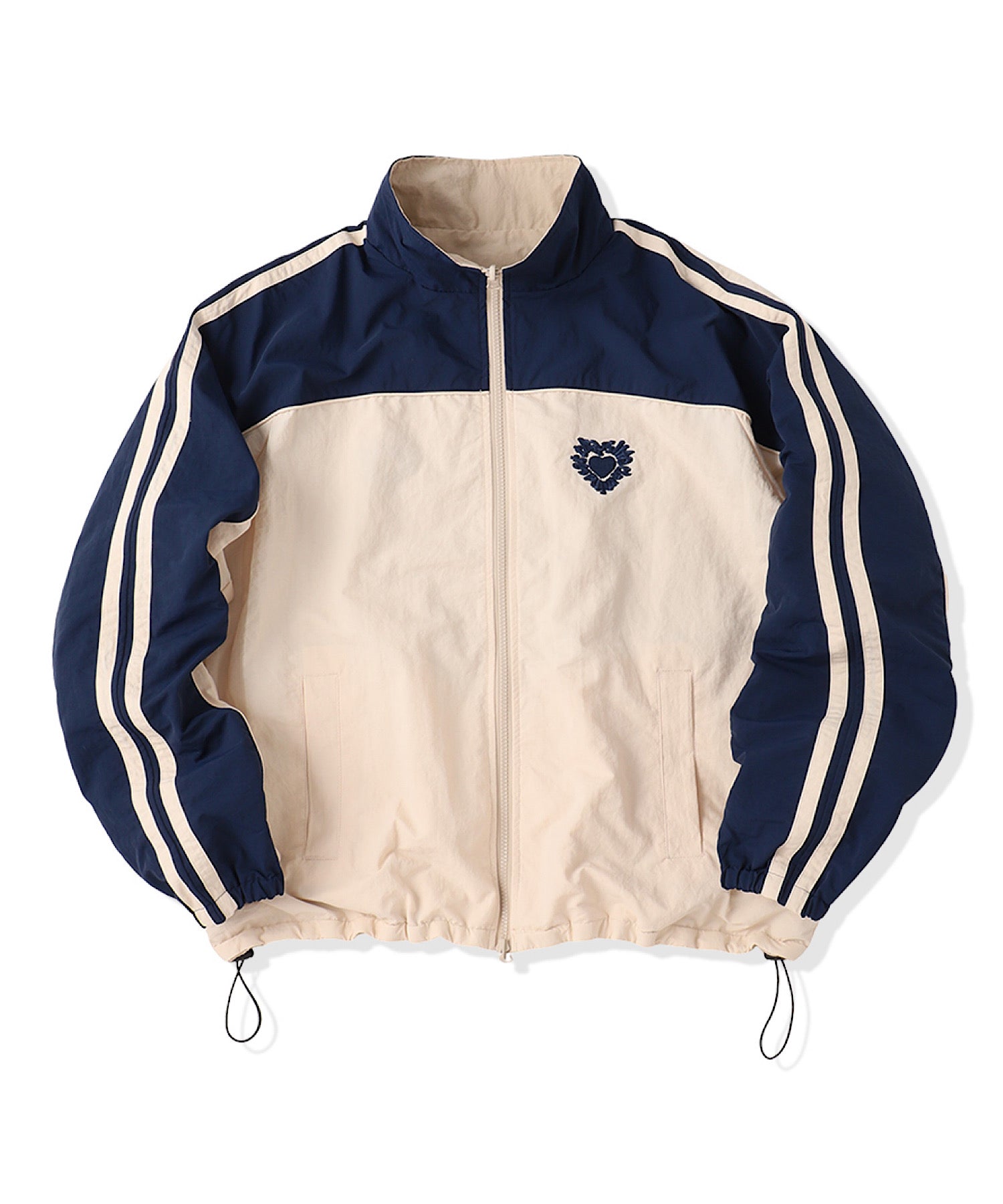 Heart logo 2way Reversible Nylon Jackets