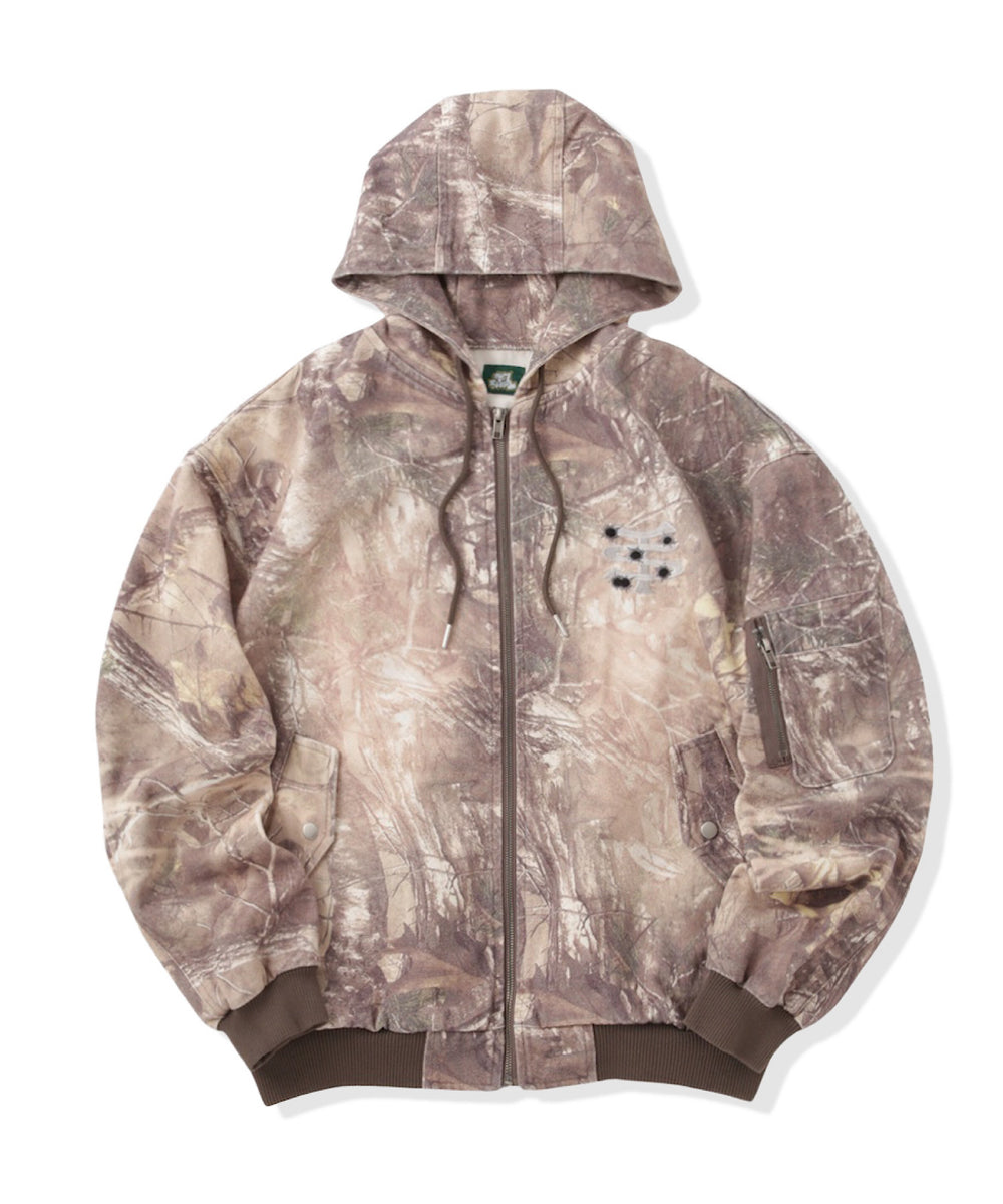 TS logo 14.0oz Duck Hooded Jacket