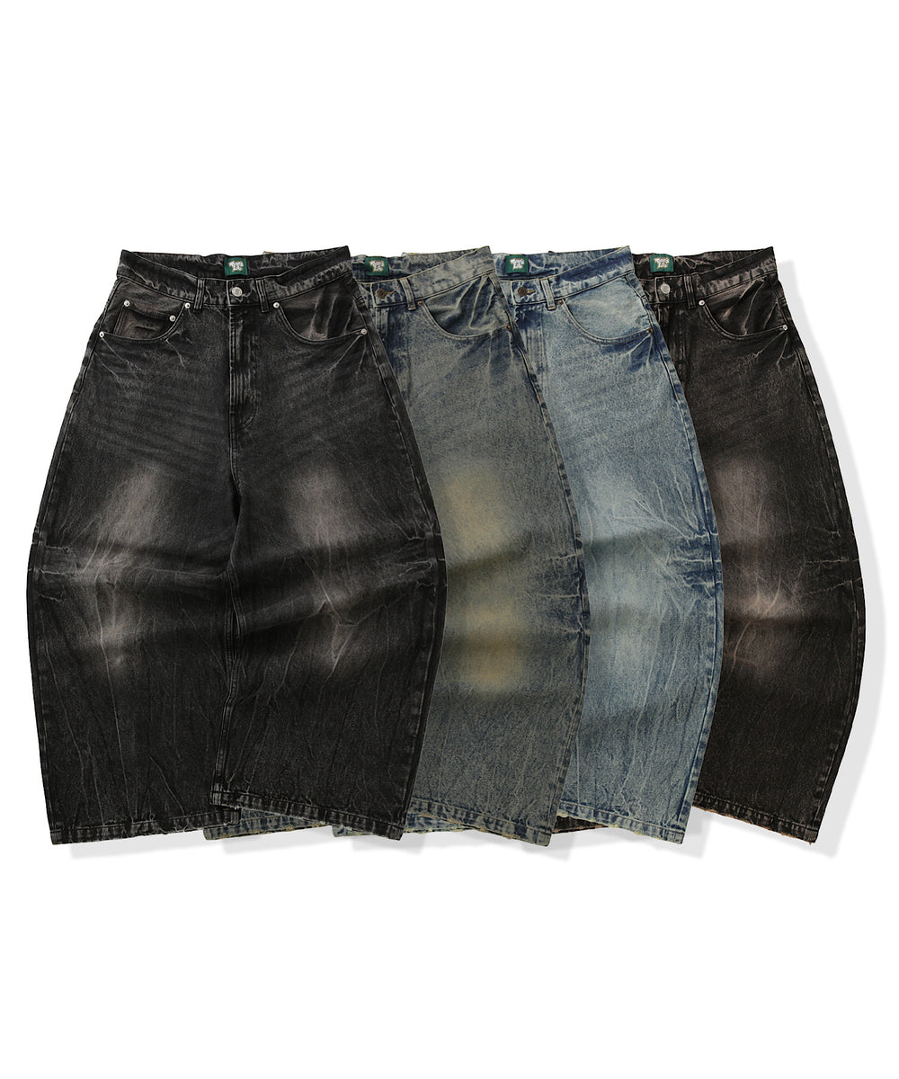 Vintage Washed Baggy Denim