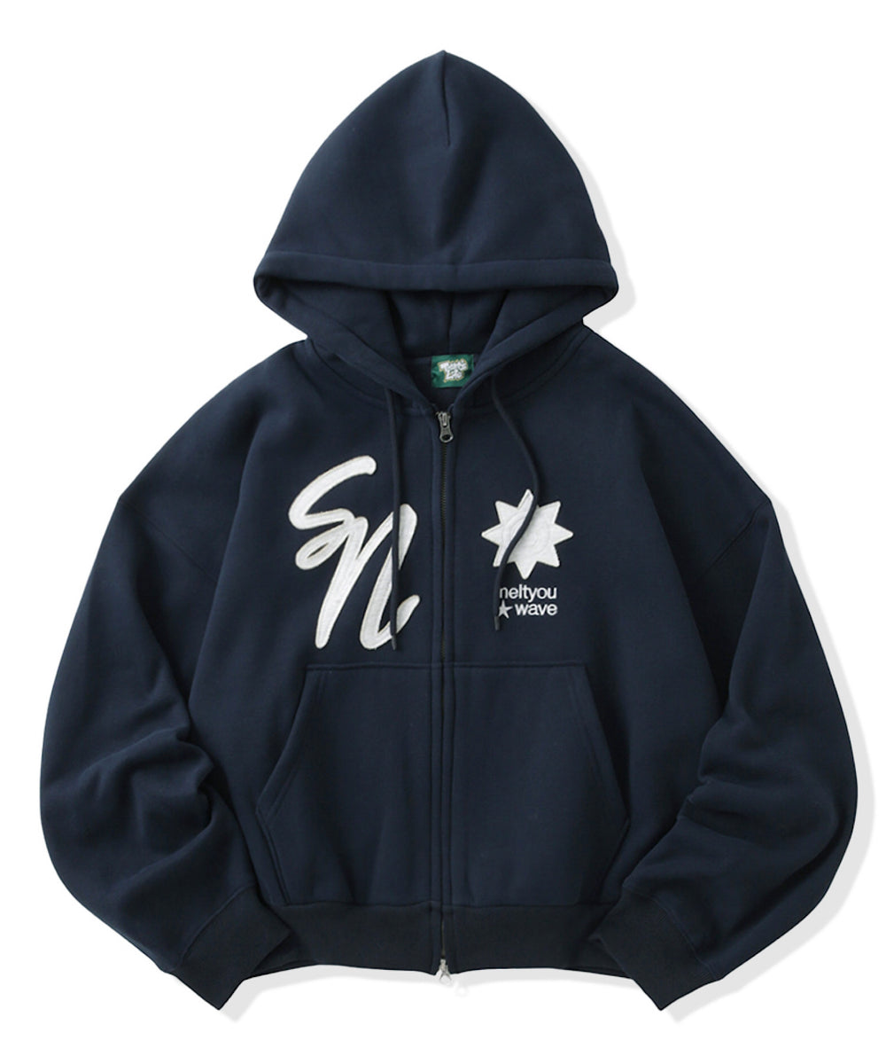 Star Emblem zip hoodie