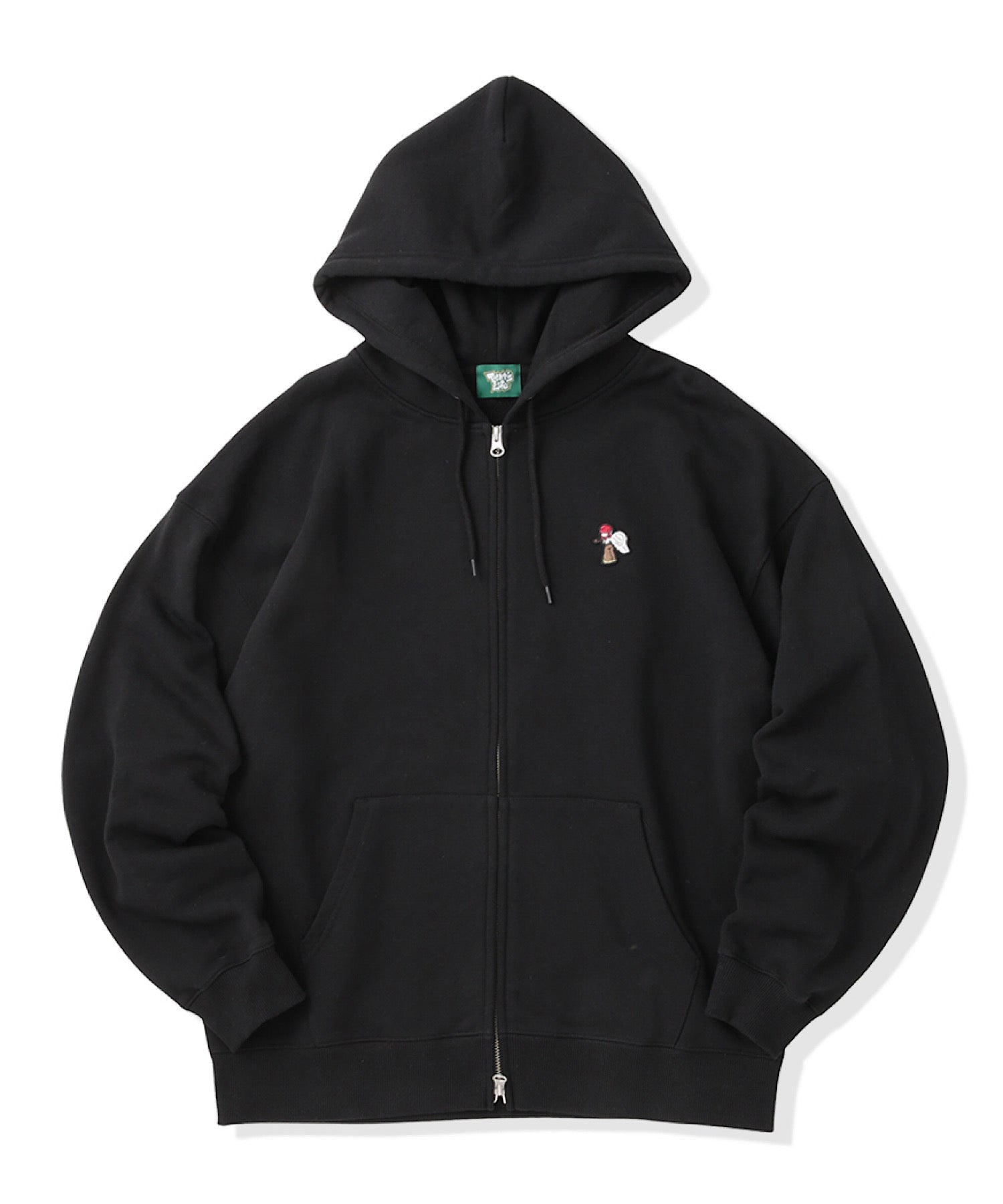 HEAVY WEIGHT 13.0oz "ANGEL GIRL" LOGO ZIP HOODIE