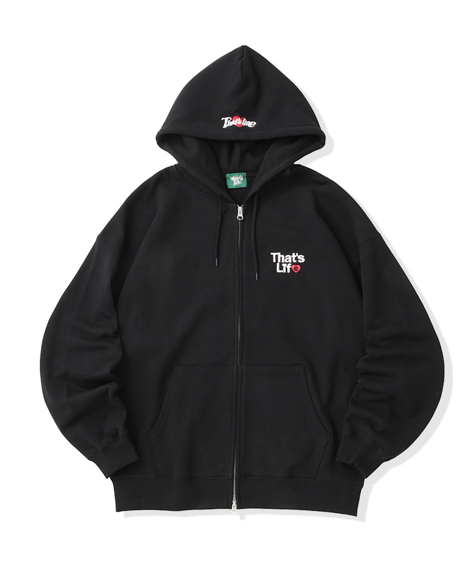 HEAVY WEIGHT 13.0oz “HEARTSTACK” logo zip hoodie