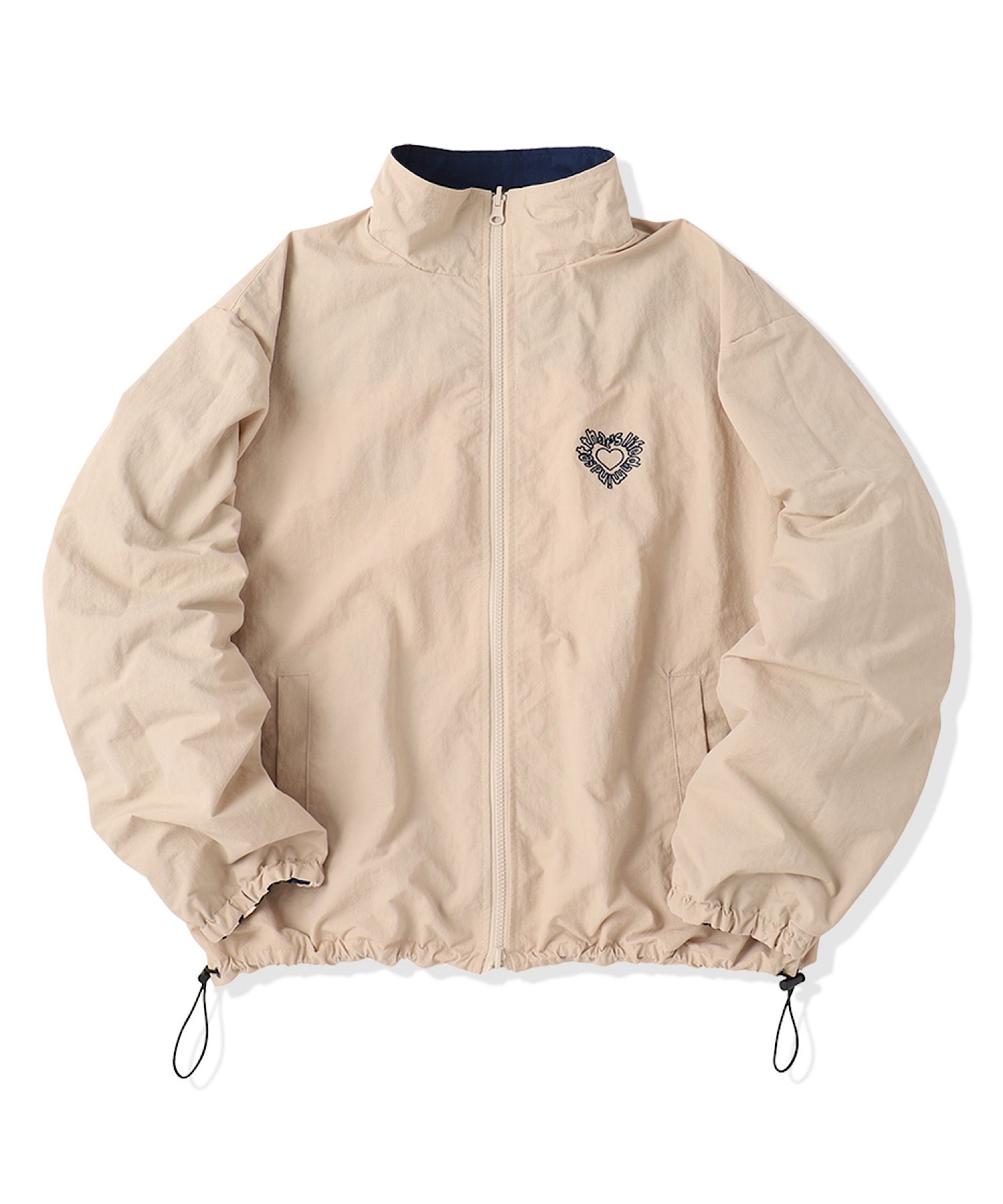Heart logo 2way Reversible Nylon Jackets