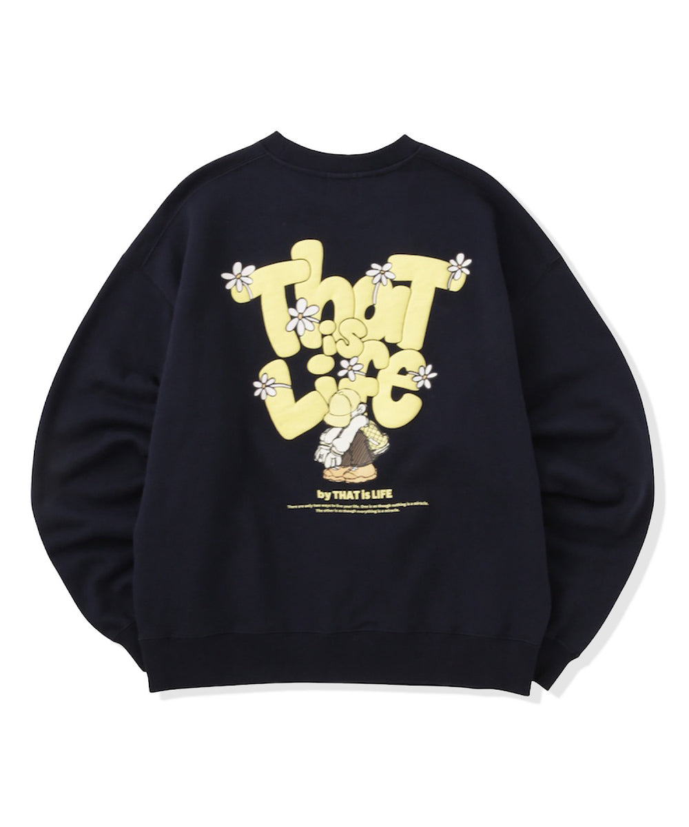 HEAVY WEIGHT 13.0oz "FLOWER BOY" LOGO SWEAT