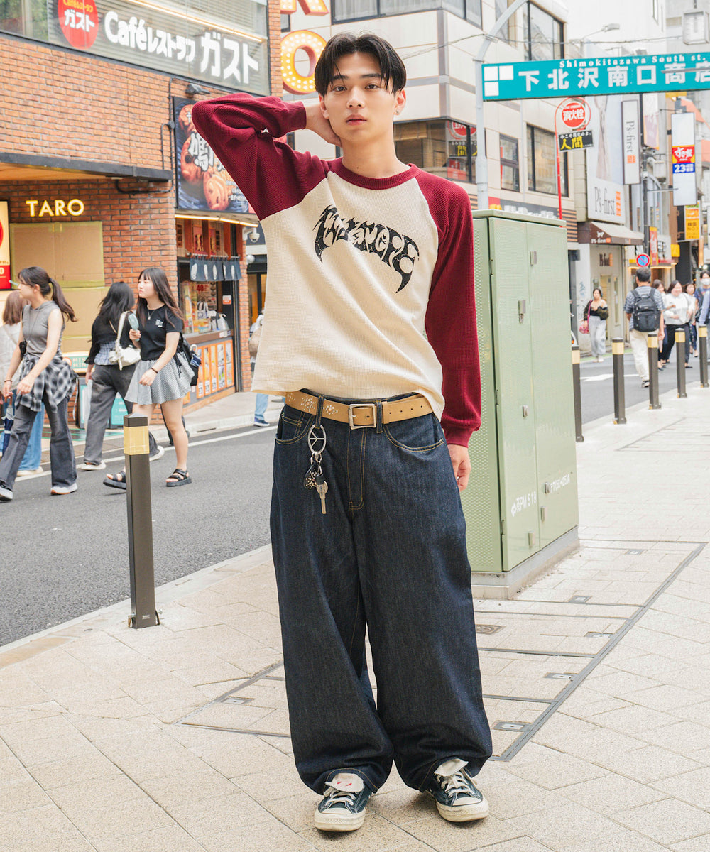 Color Block Raglan Thermal L/S Tee