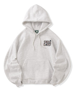 Surf Camo logo front print hoodie