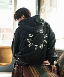 Vintage styles Circle logo zip hoodie – That's life online store