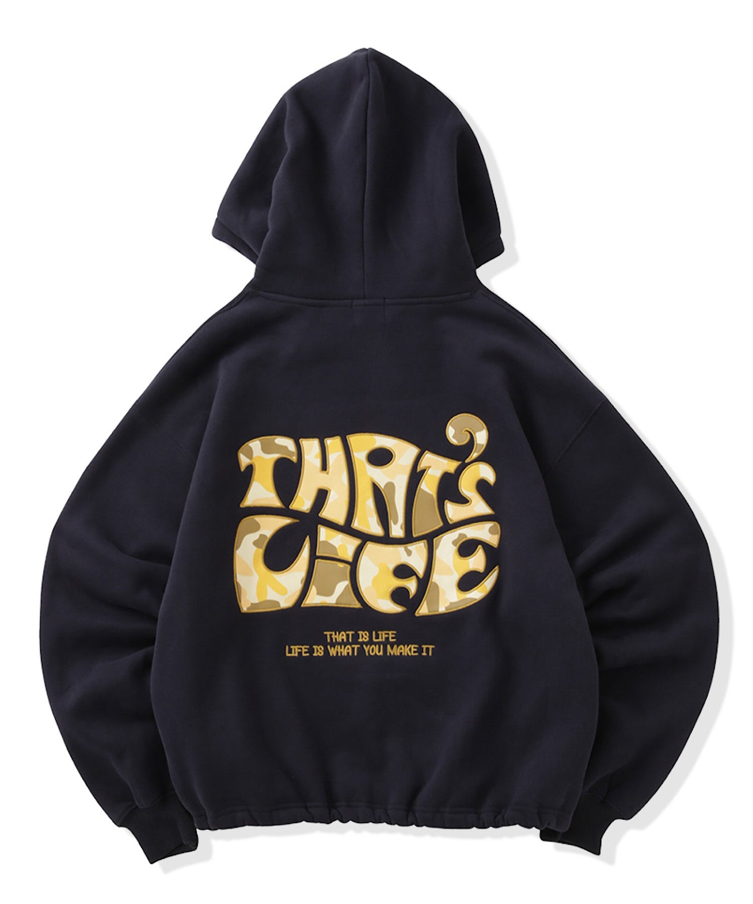 Surf Camo logo front print hoodie