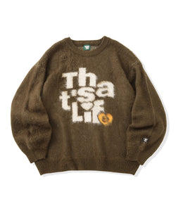 that'slife セーター That's life “HEARTSTACK” logo knit – That's life online store