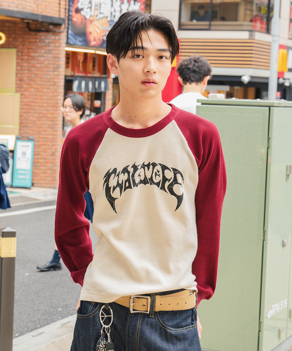 Color Block Raglan Thermal L/S Tee