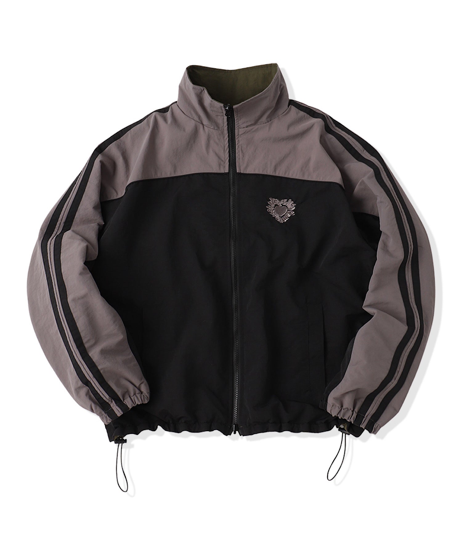 Heart logo 2way Reversible Nylon Jackets