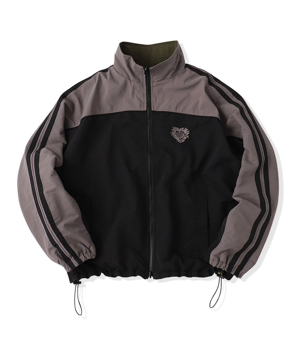 Heart logo 2way Reversible Nylon Jackets