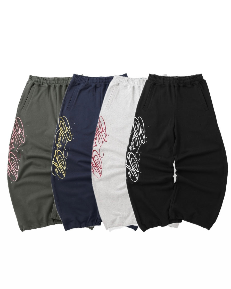 Shooting Star Script logo sweat pants