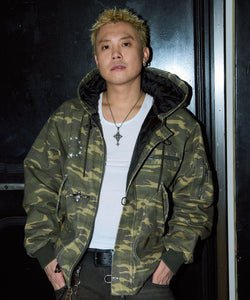 Vintage styles Star logo Duck Hooded Fireman Jacket – That's life