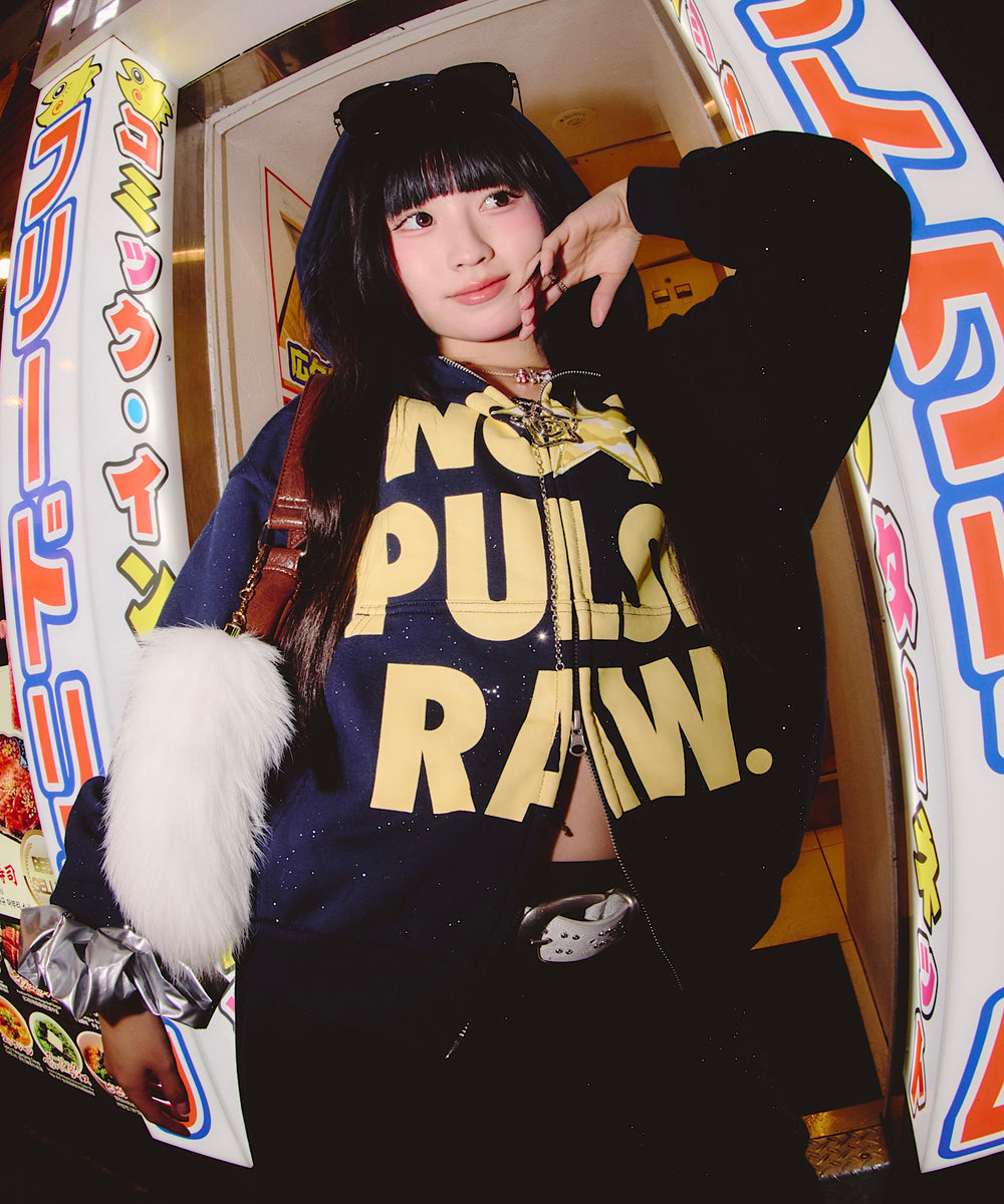 158cm / M / Navy×Glitter