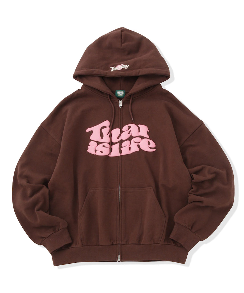 HEAVY WEIGHT 12.0oz FRONT LOGO ZIP HOODIE