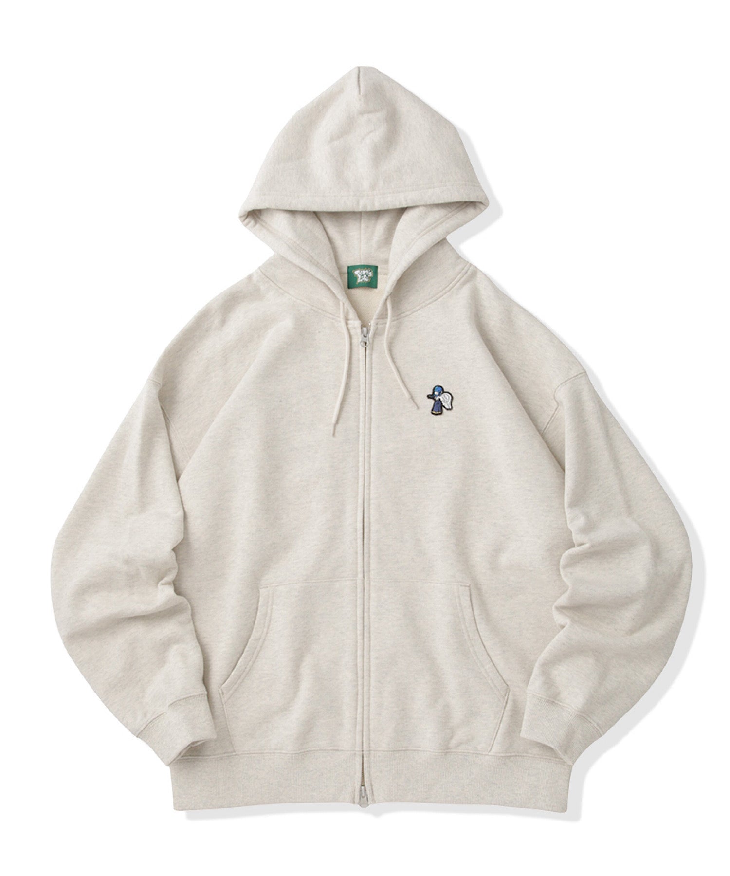 HEAVY WEIGHT 13.0oz "ANGEL GIRL" LOGO ZIP HOODIE