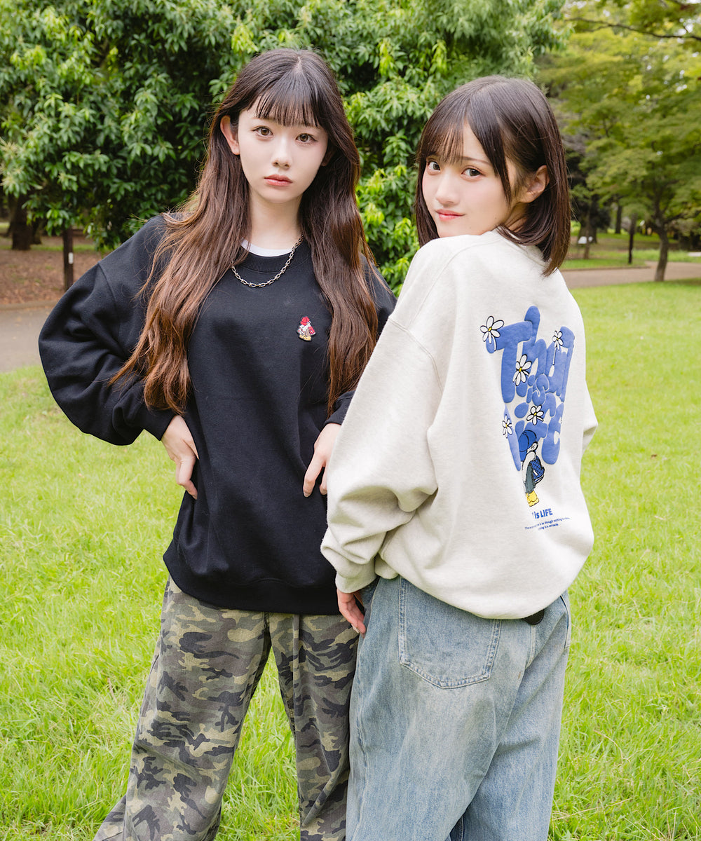 HEAVY WEIGHT 13.0oz "FLOWER BOY" LOGO SWEAT