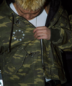 Vintage styles Star logo Duck Hooded Fireman Jacket – That's life