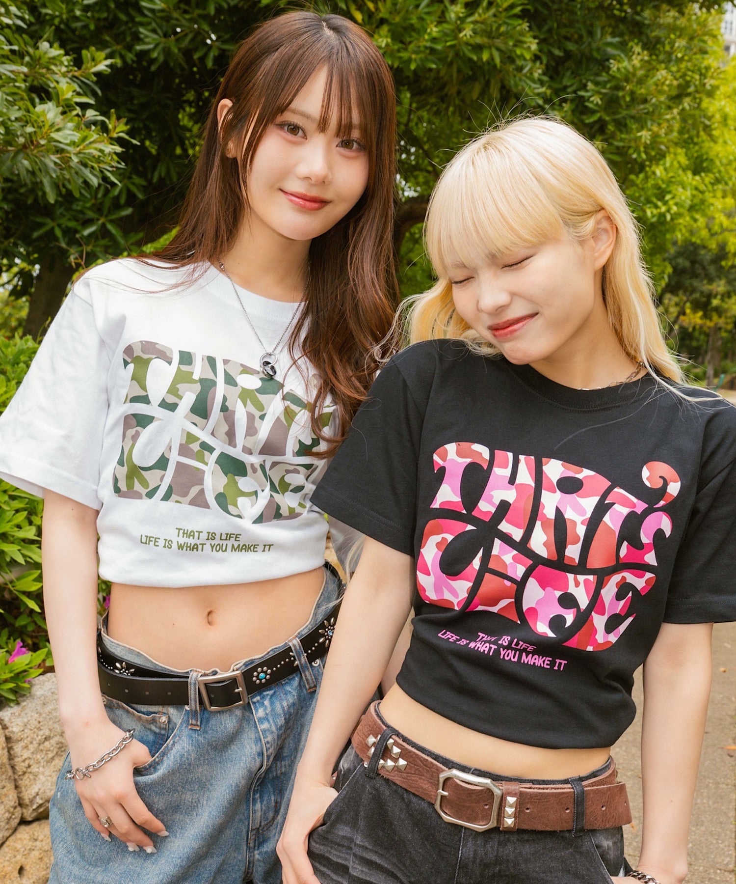 That's life カモフラ / Front wave logo camo Surf Camo logo front print tee – That's life online store