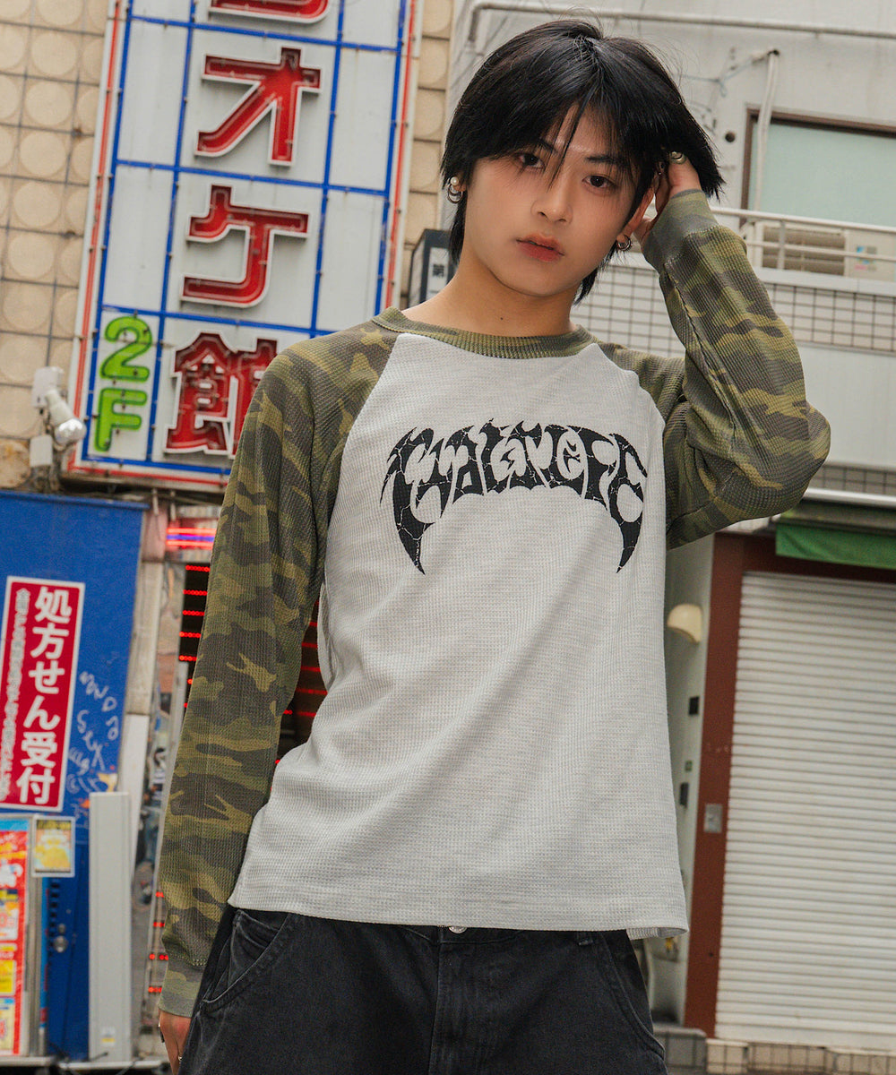 Color Block Raglan Thermal L/S Tee