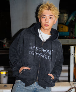 Vintage styles URBAN SCARS zip hoodie – That's life online store