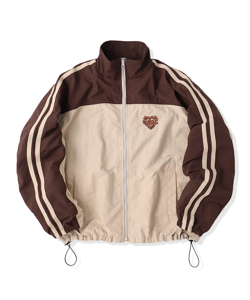 Heart logo 2way Reversible Nylon Jackets