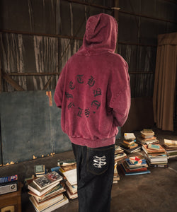 Vintage styles Circle logo zip hoodie – That's life online store