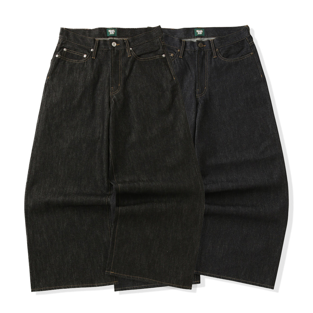 TS logo Rigid Baggy denim