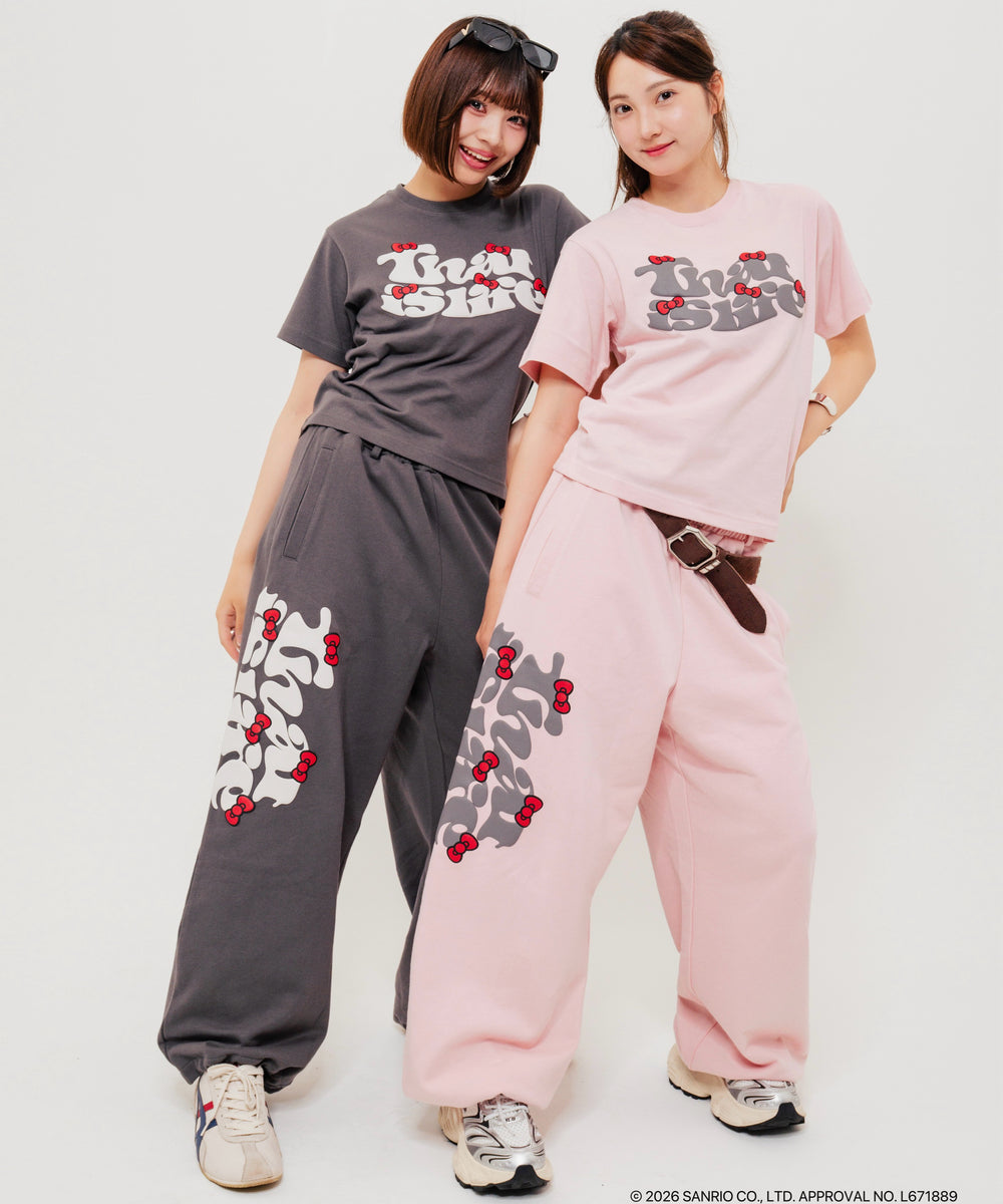 HELLO KITTY × Front Wave logo tee