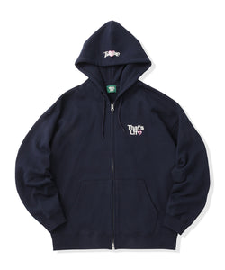 HEAVY WEIGHT 13.0oz “HEARTSTACK” logo zip hoodie – That's life