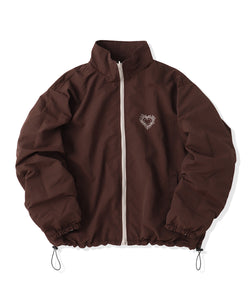 Heart logo 2way Reversible Nylon Jackets