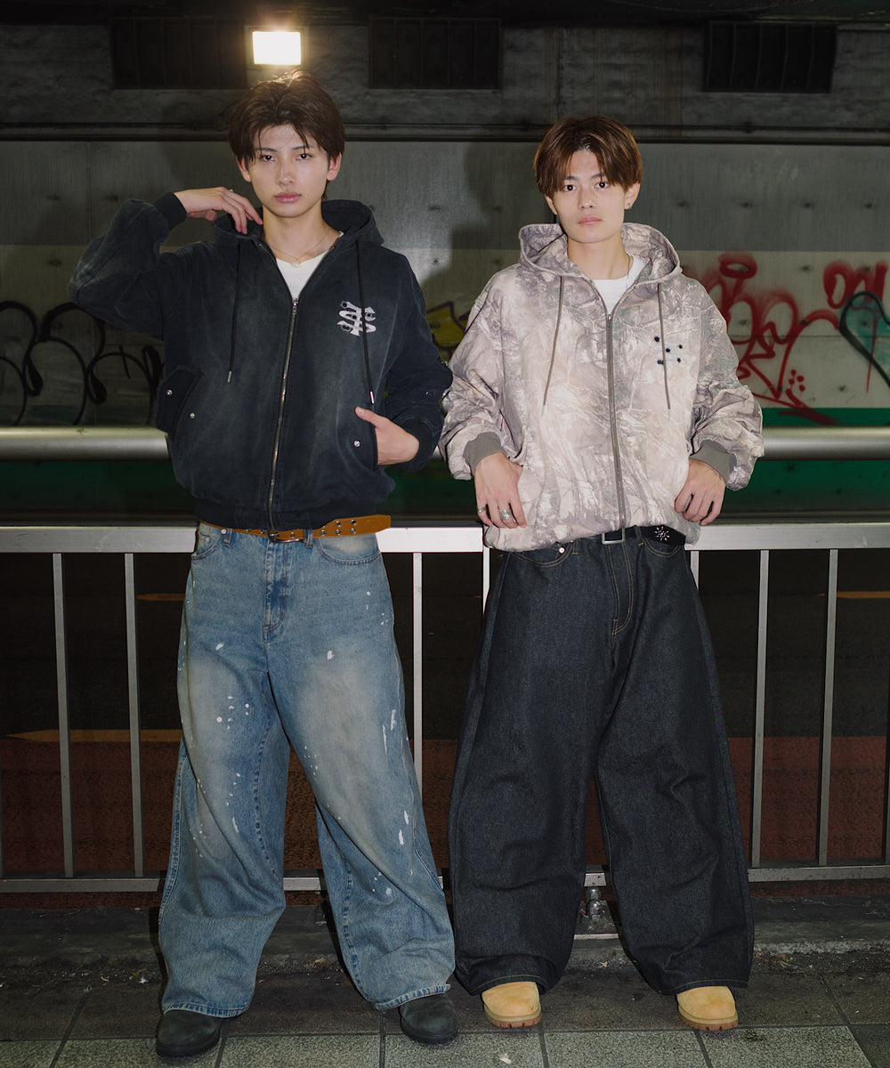 TS logo 14.0oz Duck Hooded Jacket