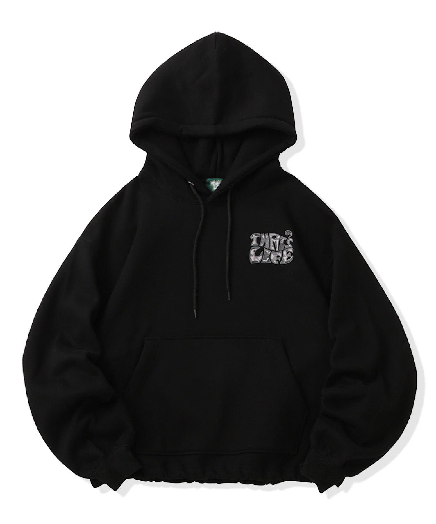 Surf Camo logo front print hoodie