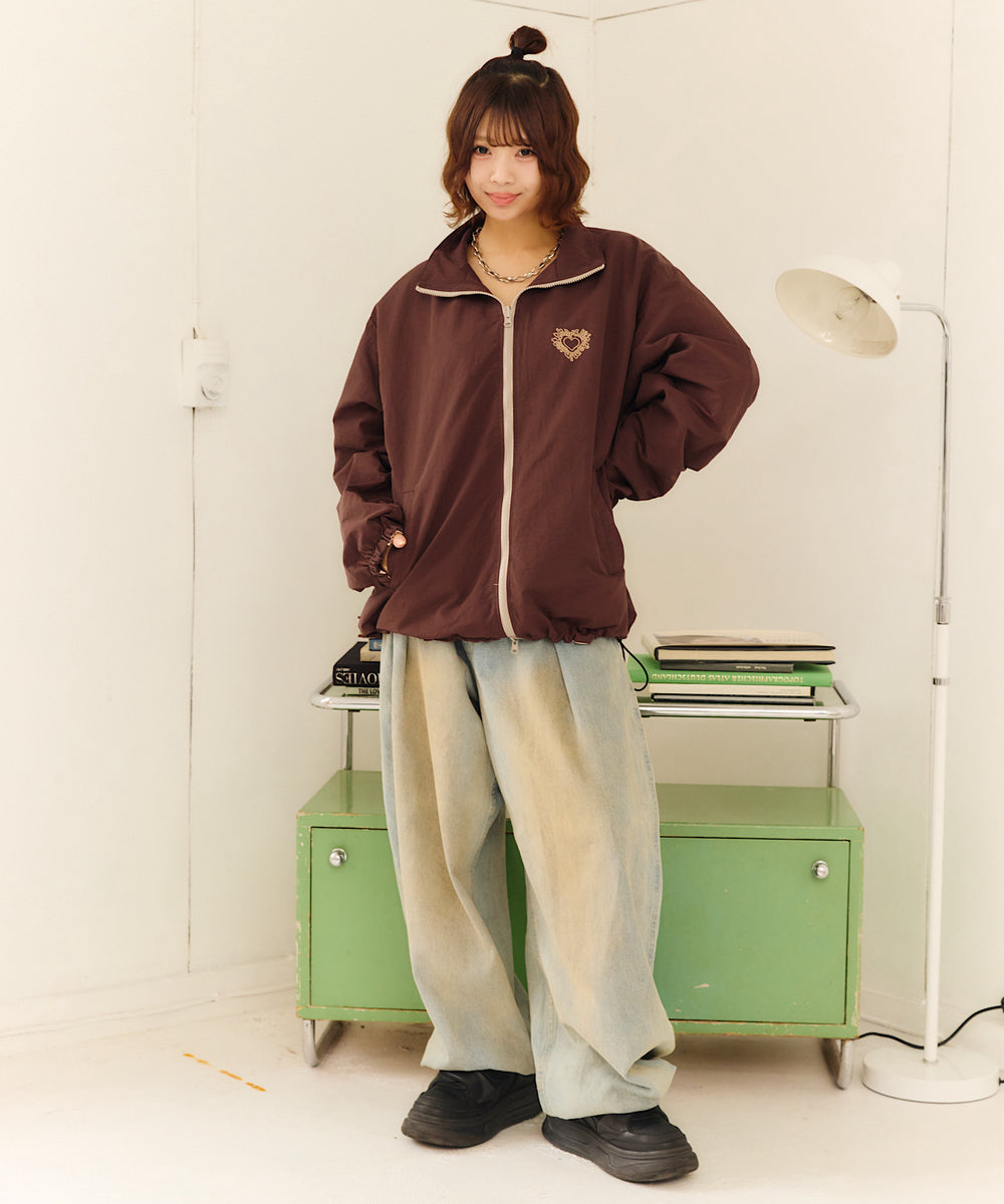 166cm / L / Brown × Beige