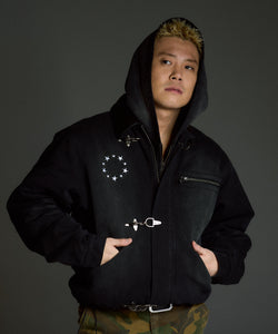 That'sLife ザッツライフファイヤーマンジャケット Faux Leather Circle logo Fireman Jacket – That's life online store