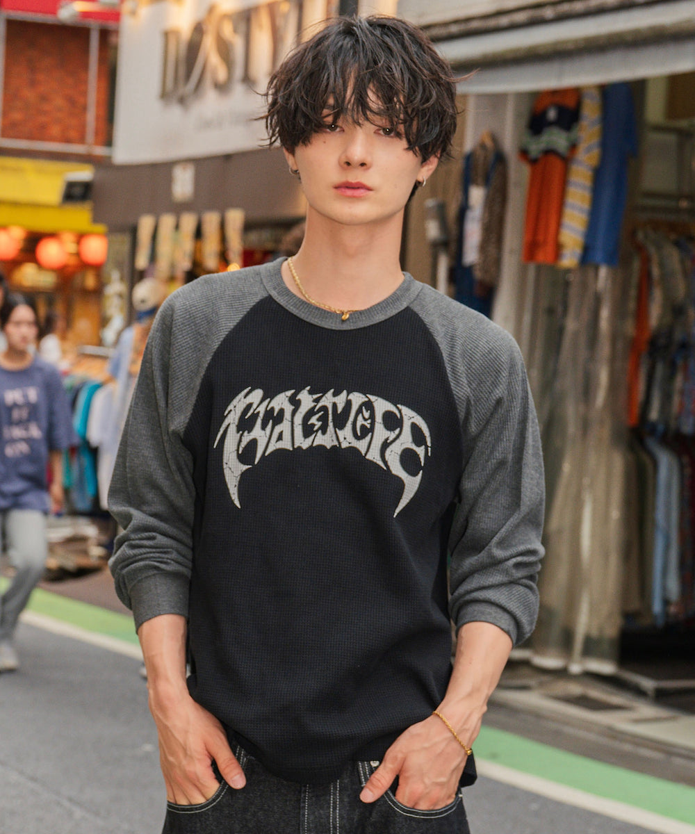 Color Block Raglan Thermal L/S Tee