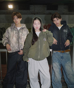 TS logo 14.0oz Duck Hooded Jacket